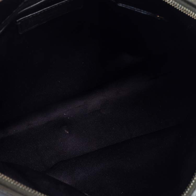 مملوكة مسبقًا Yves Saint Laurent Olive Green Leather Medium Satchel
