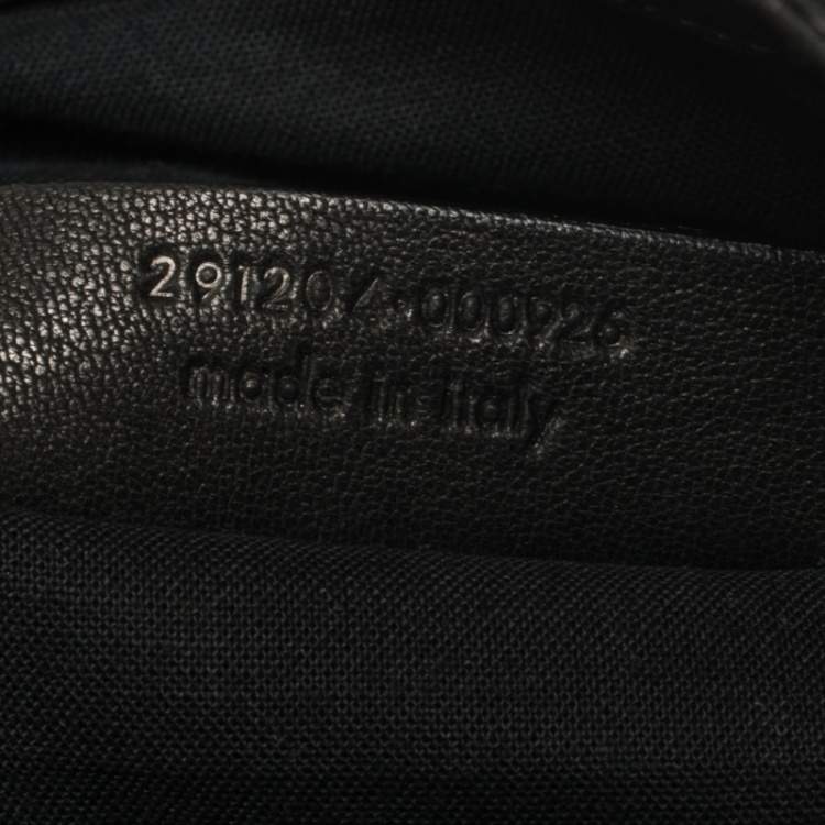 Pre Owned Yves Saint Laurent Black Leather Medium Cabas Chyc Shoulder Bag