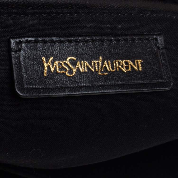 Pre Owned Yves Saint Laurent Red Leather Dandy Shoulder Bag