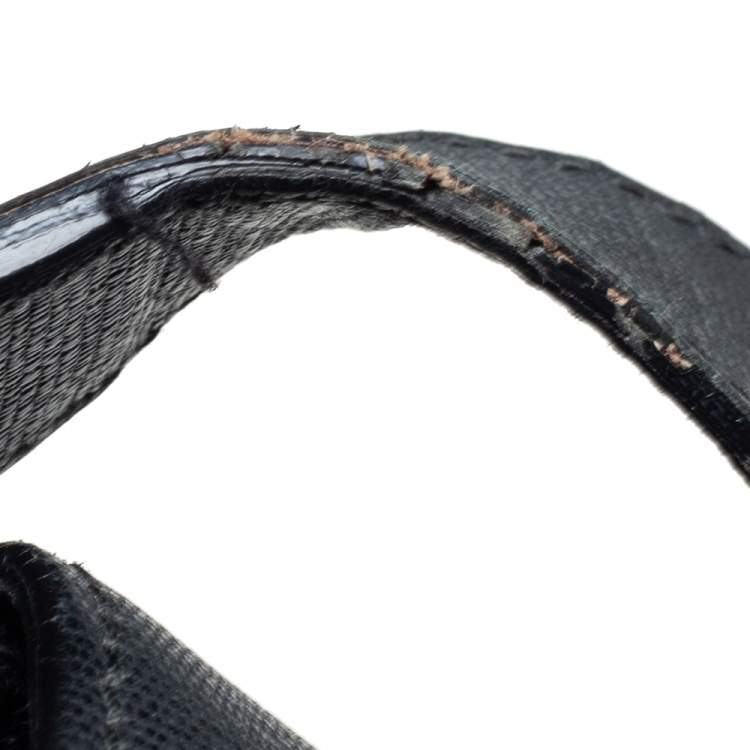 Pre Owned Yves Saint Laurent Black Leather Large Chyc Flap Bag