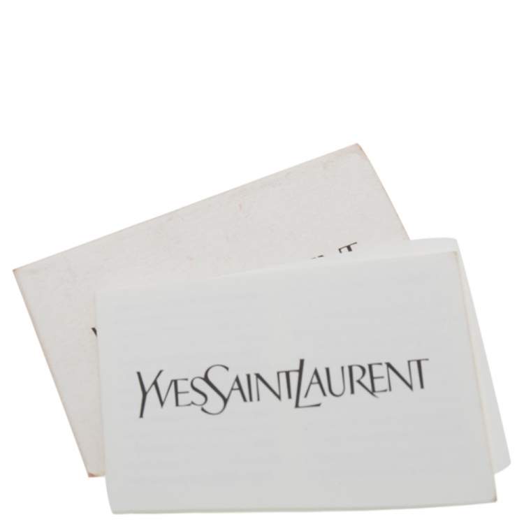 Pre Owned Yves Saint Laurent Cream Leather Large Muse Bag