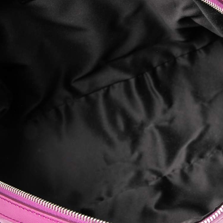 Pre Owned Yves Saint Laurent Bubble Gum Pink Leather Oversized Muse Bag