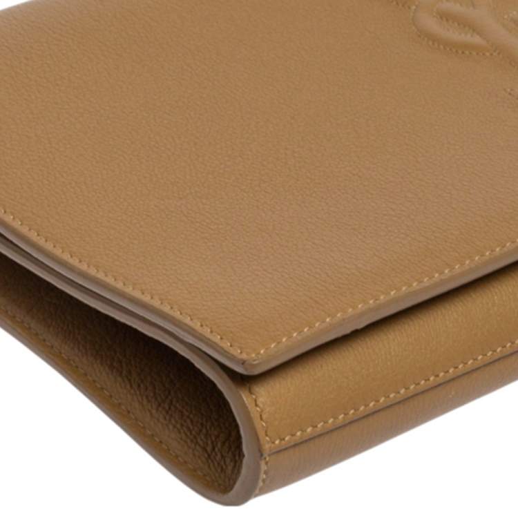 مملوكة مسبقًا Yves Saint Laurent Beige Leather Belle De Jour Flap Clutch