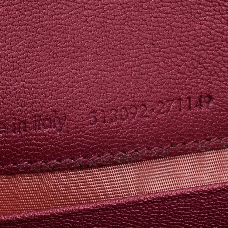 Pre Owned Yves Saint Laurent Rose Pink Leather Belle De Jour Wallet