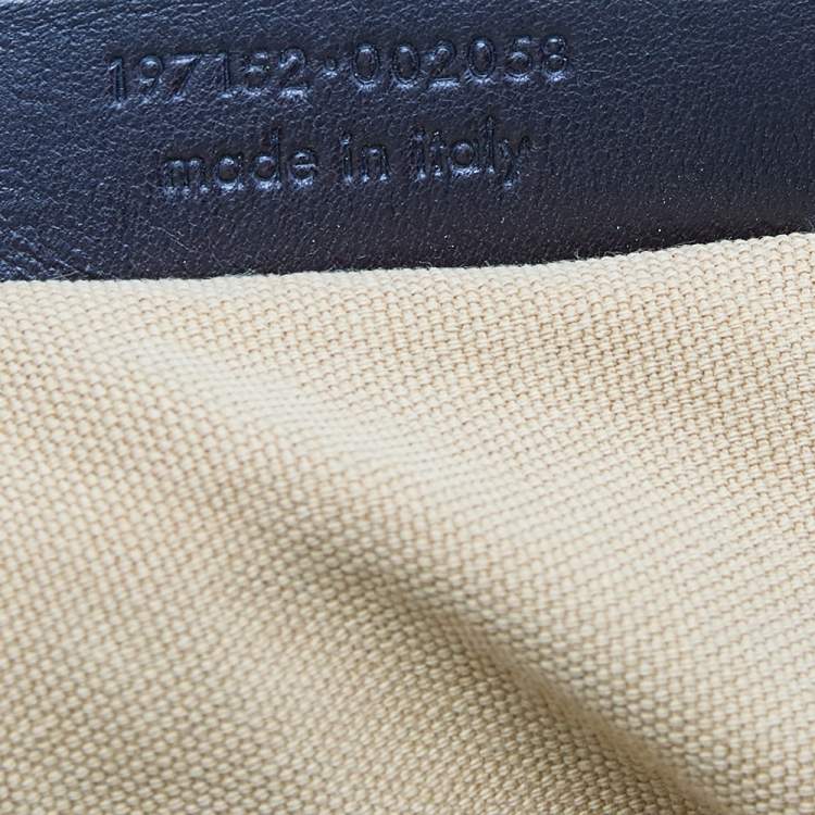 Pre Owned Yves Saint Laurent Metallic Gold Leather Medium Majorelle Bag