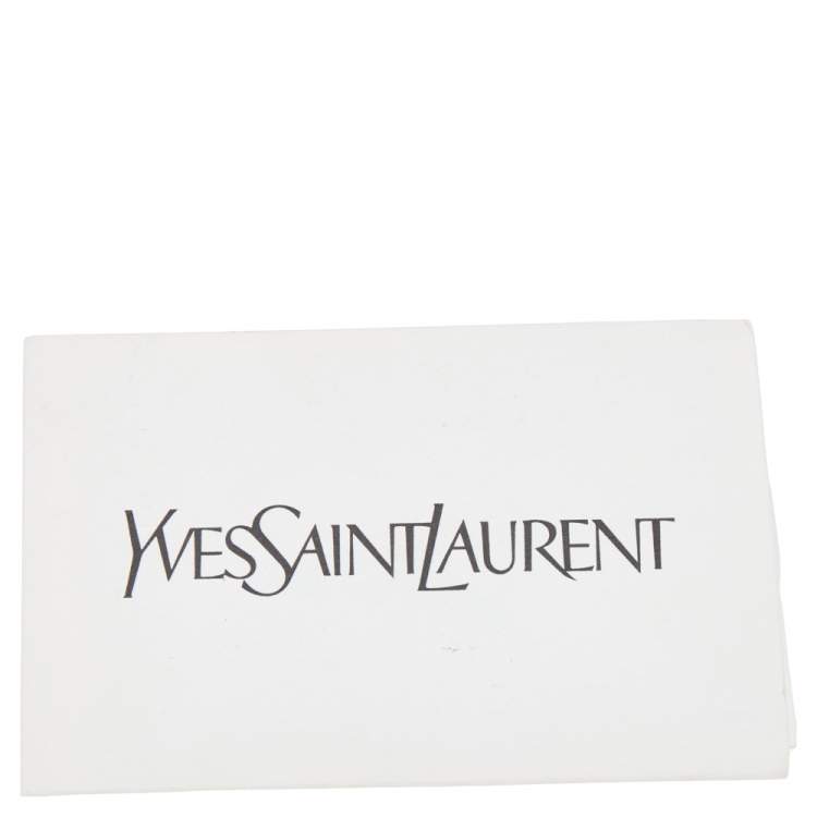 Pre Owned Yves Saint Laurent Metallic Gold Leather Medium Majorelle Bag