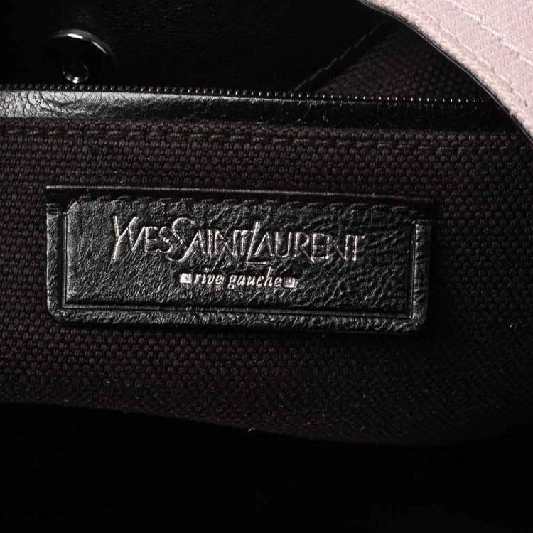 Pre Owned Yves Saint Laurent Pink Fabric Mombasa Hobo