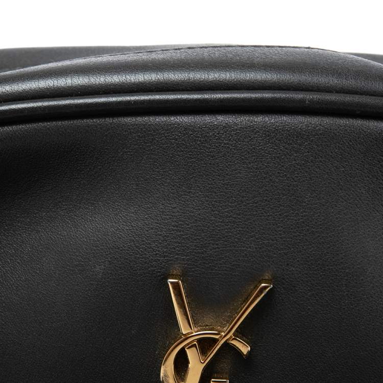 Pre Owned Saint Laurent Brown Leather Blogger Crossbody Bag
