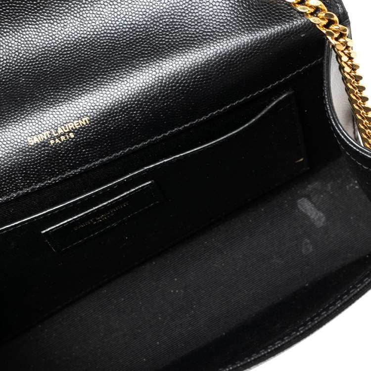 مملوكة مسبقًا Saint Laurent Black Leather Kate Chain Shoulder Bag