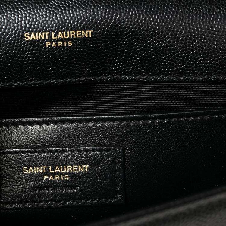 مملوكة مسبقًا Saint Laurent Black Leather Kate Chain Shoulder Bag