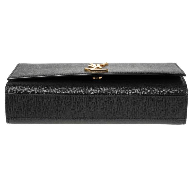 مملوكة مسبقًا Saint Laurent Black Leather Kate Chain Shoulder Bag