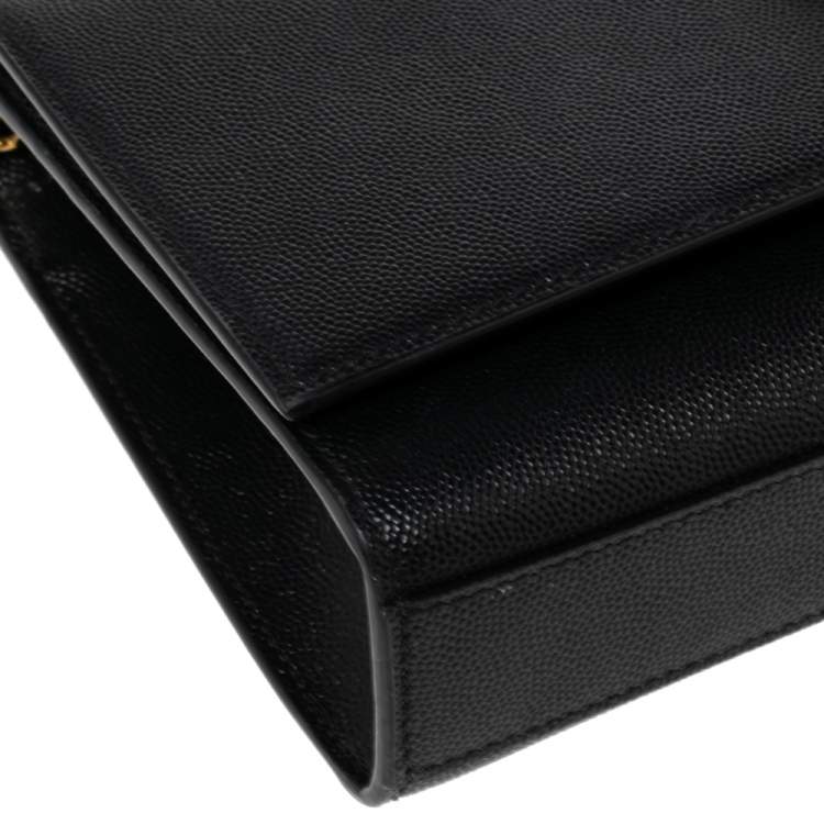 مملوكة مسبقًا Saint Laurent Black Leather Kate Chain Shoulder Bag
