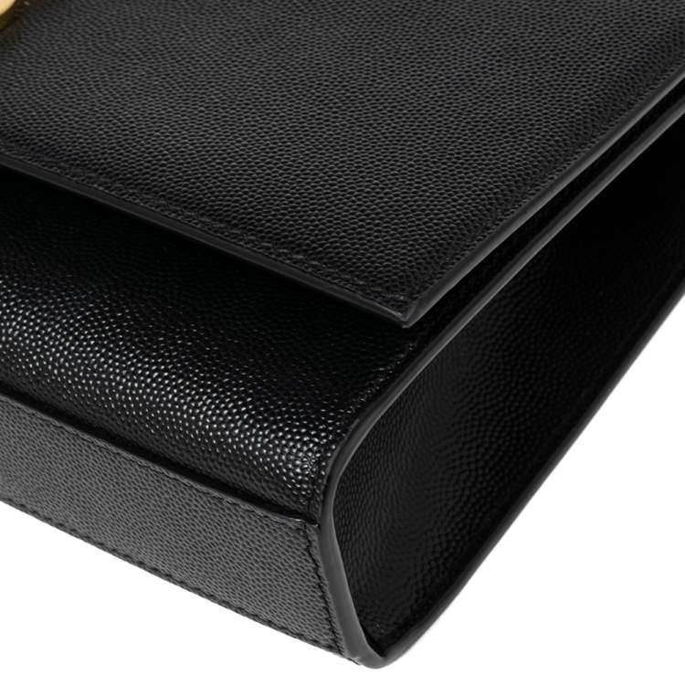 مملوكة مسبقًا Saint Laurent Black Leather Kate Chain Shoulder Bag