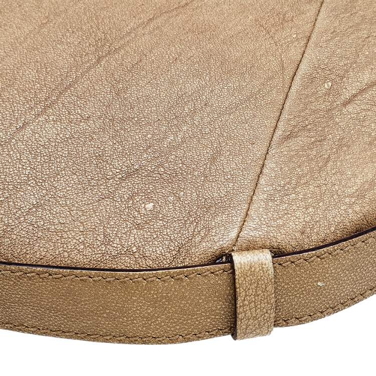 Pre Owned Yves Saint Laurent Beige Leather Vincennes Mombasa Hobo