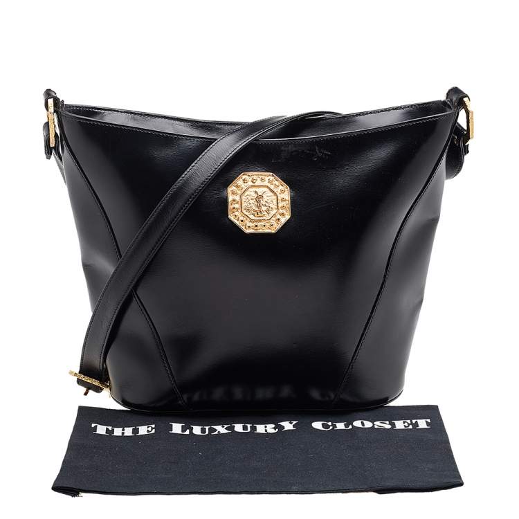 مملوكة مسبقًا Yves Saint Laurent Black Leather Vintage Shoulder Bag