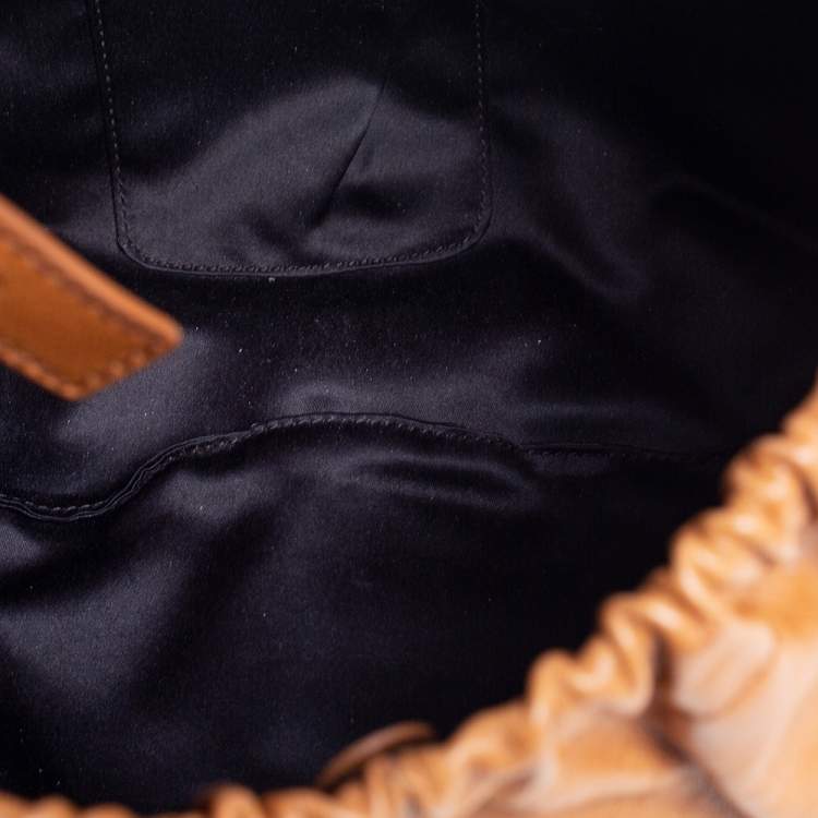 Pre Owned Yves Saint Laurent Tan Leather Vincennes Mombasa Hobo
