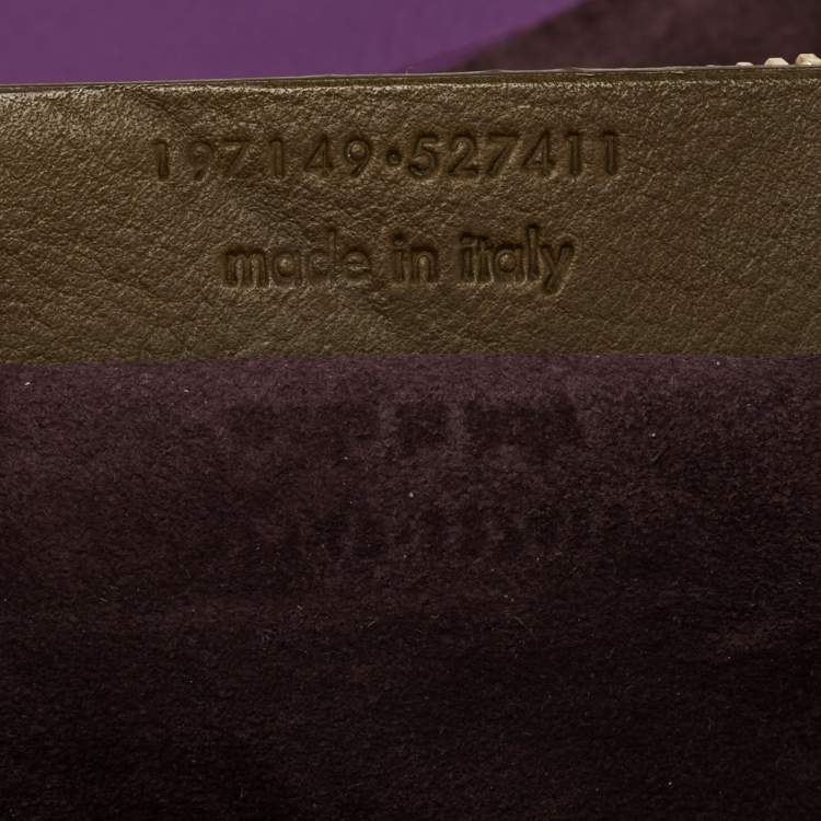 Pre Owned Yves Saint Laurent Multicolor Leather and Suede Muse Two Top Handle Bag