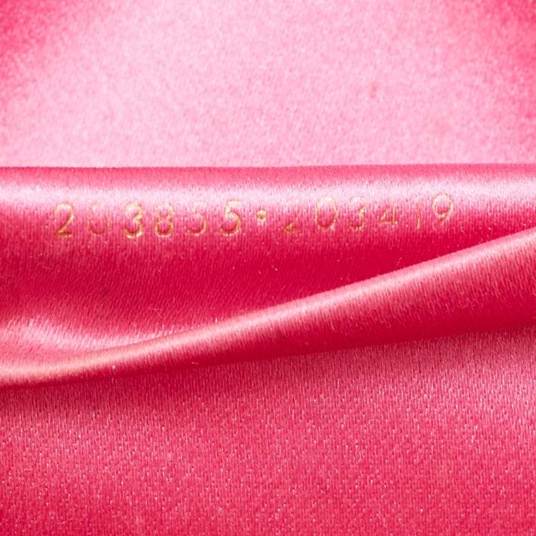 Pre Owned Yves Saint Laurent Pink Patent Leather Belle De Jour Flap Clutch