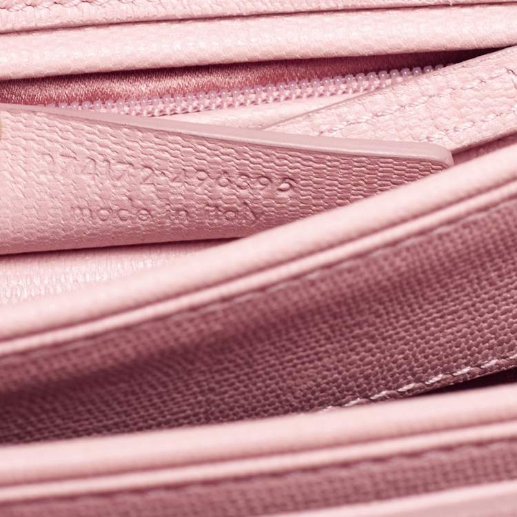 Pre Owned Yves Saint Laurent Pink Leather Medium Chyc Flap Bag