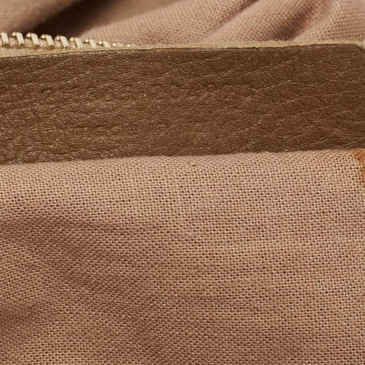 Pre Owned Yves Saint Laurent Brown Leather Shoulder Bag