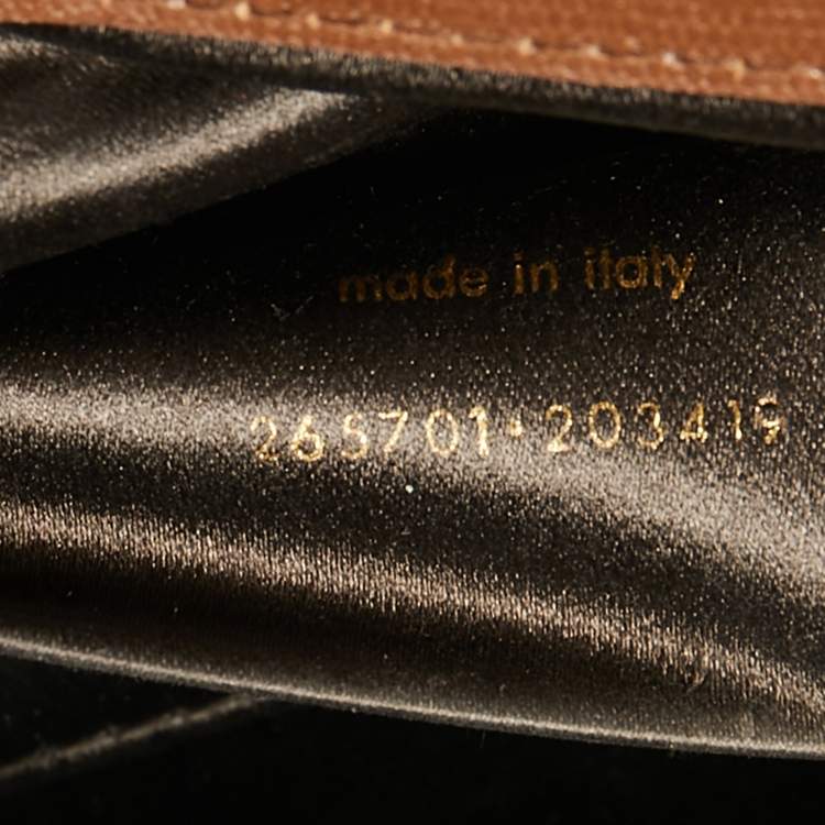 Pre Owned Saint Laurent Brown Leather Large Chyc Clutch