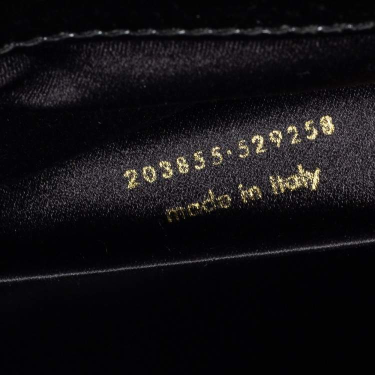 Pre Owned Yves Saint Laurent Black Patent Leather Belle De Jour Flap Clutch