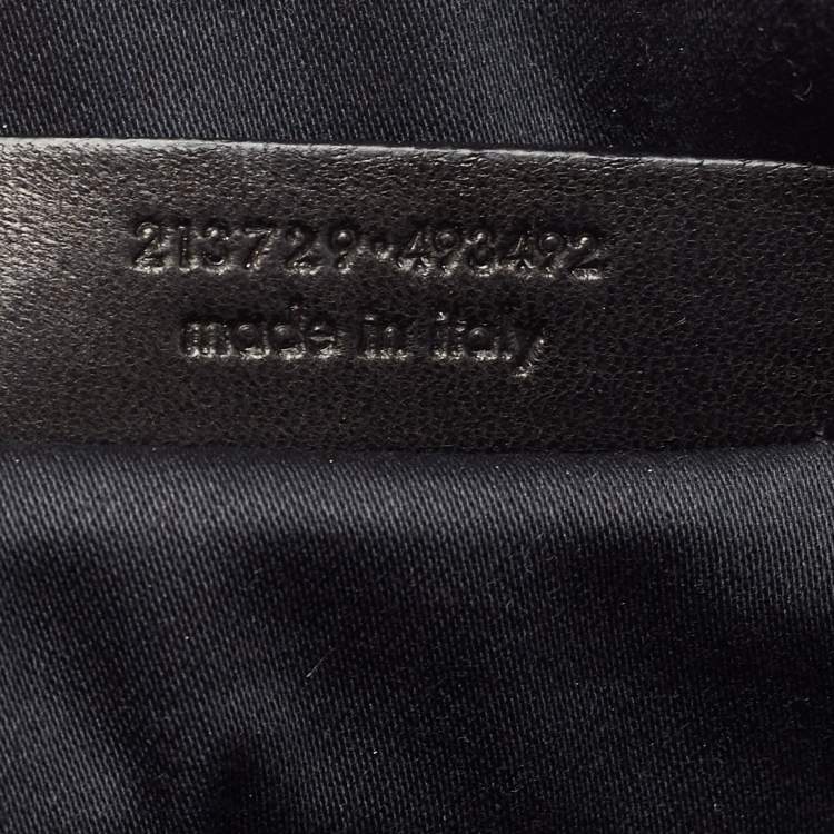 Pre Owned Yves Saint Laurent Black Leather Mini Downtown Tote