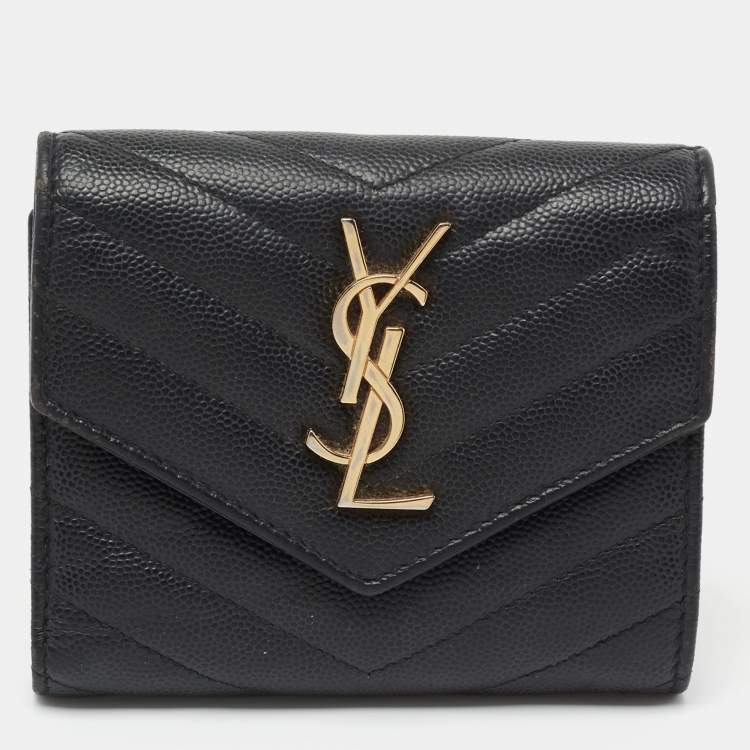 Ysl trifold online wallet