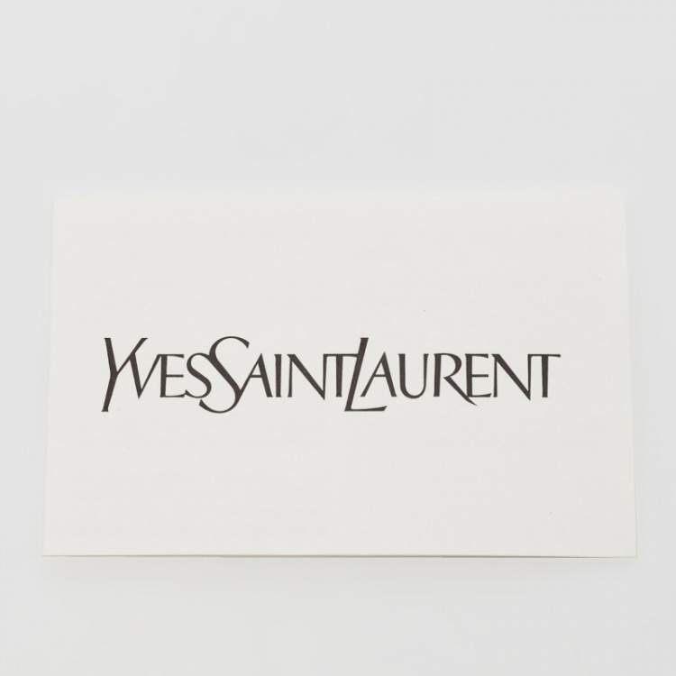 Pre Owned Yves Saint Laurent Metallic Gold Leather Sac Metropolis Tote