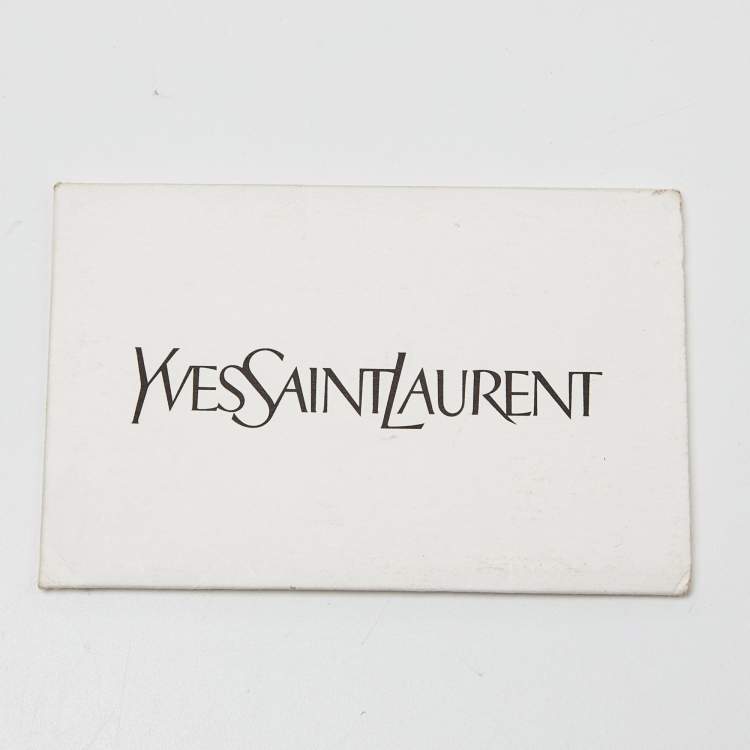 Pre Owned Yves Saint Laurent Brown Patent Leather Large Downtown Tote