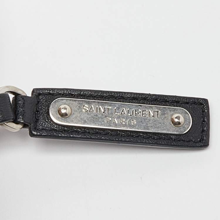 Pre Owned Saint Laurent Black Leather Loulou Belt Bag