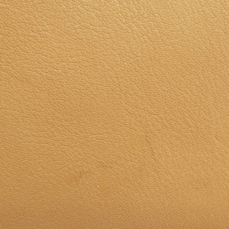 Pre Owned Yves Saint Laurent Beige Leather Belle De Jour Clutch