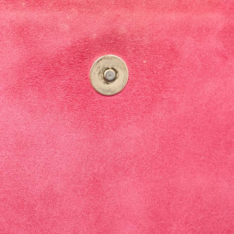 Pre Owned Yves Saint Laurent Red Patent Leather Belle De Jour Clutch