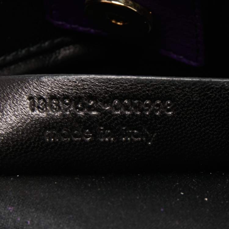 مملوكة مسبقًا Yves Saint Laurent Purple Suede and Leather La Boheme Fringe Hobo