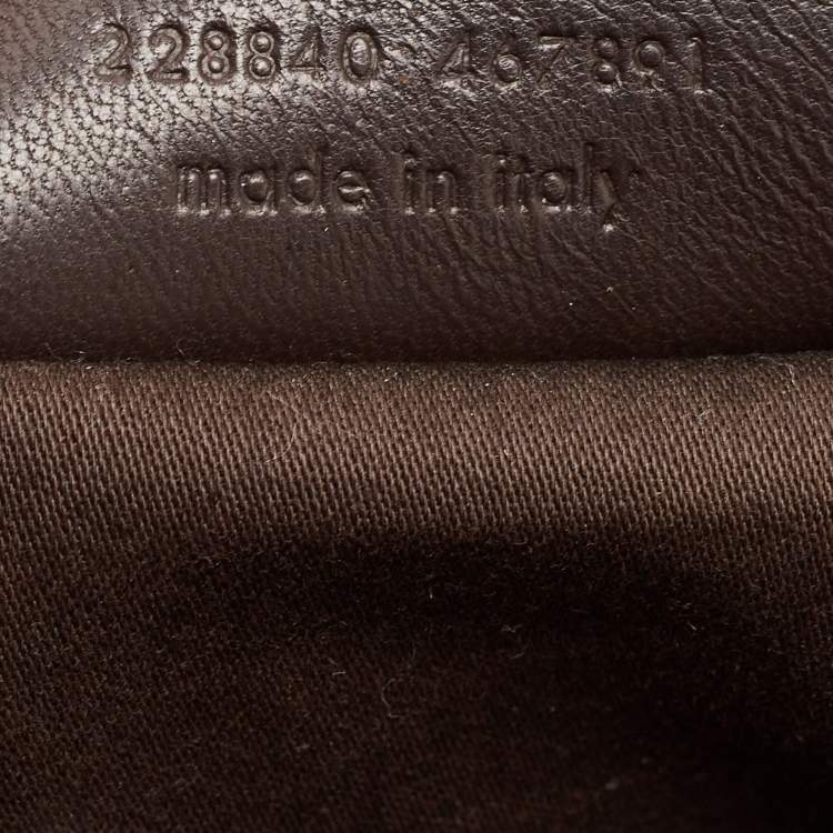 Pre Owned Yves Saint Laurent Red Patent Leather Roady Hobo