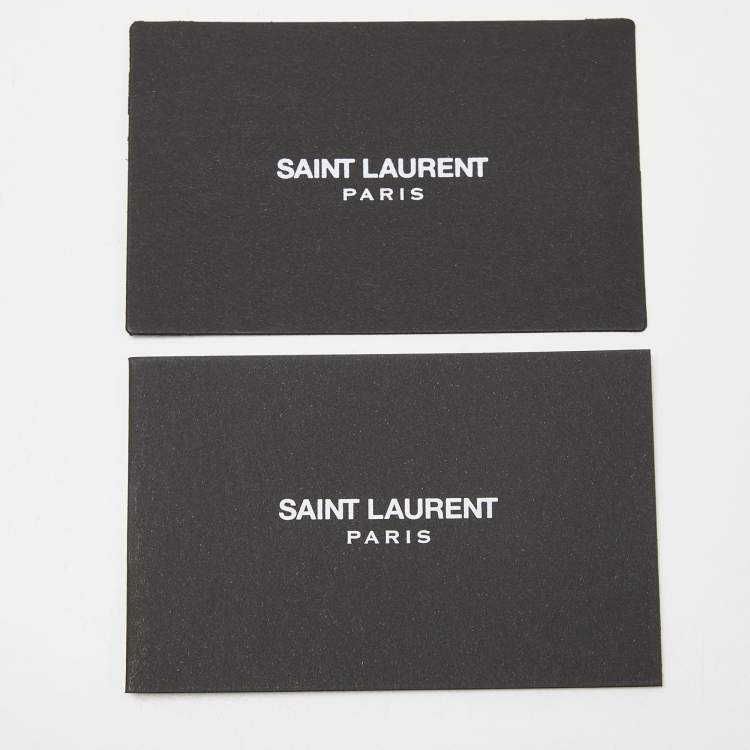 Pre Owned Saint Laurent Red Patent Leather Small Monogram Kate Chain Bag