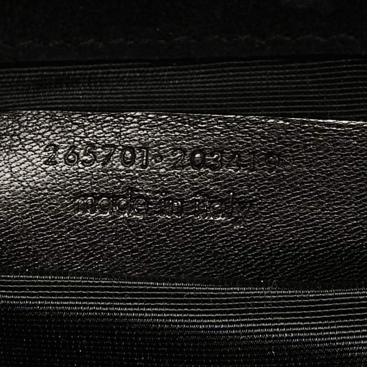 Pre Owned Yves Saint Laurent Black Patent Leather Y Ligne Clutch