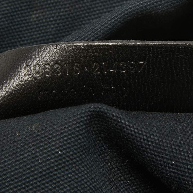 Pre Owned Yves Saint Laurent Black Leather Easy Y Boston Bag