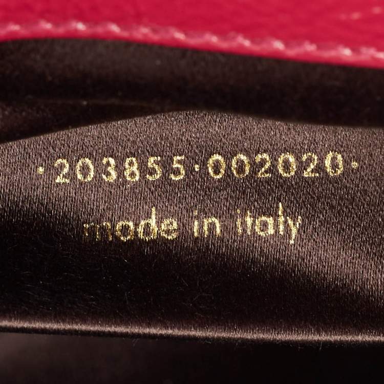 Pre Owned Yves Saint Laurent Fuchsia Patent Leather Belle De Jour Flap Clutch