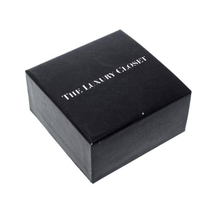 Pre Owned Yves Saint Laurent Black Stainless Steel Rive Gauche Women's Wristwatch 24 mm