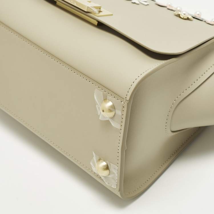 مملوكة مسبقًا Zac Zac Posen Eartha Medium Smoke Ember Leather Top Handle Bag