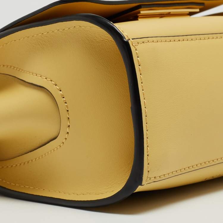 مملوكة مسبقًا Zac Posen Light Yellow Leather Mini Eartha Belt Bag