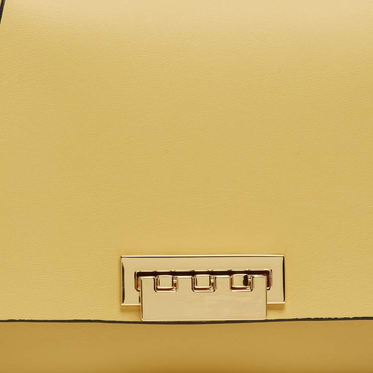 مملوكة مسبقًا Zac Posen Light Yellow Leather Mini Eartha Belt Bag