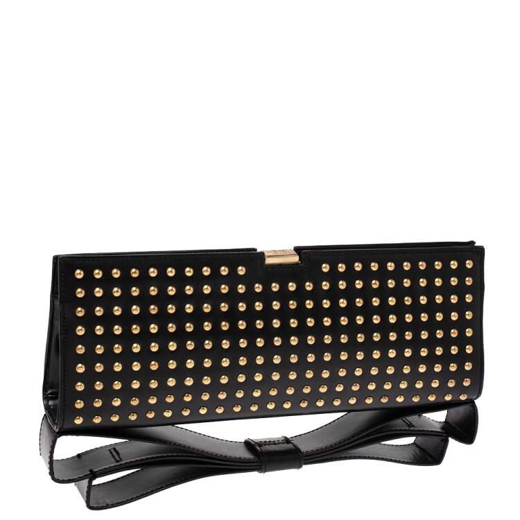 مملوكة مسبقًا Zac Posen Black  Mila Frame Clutch