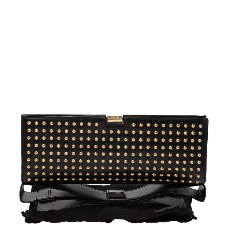 مملوكة مسبقًا Zac Posen Black  Mila Frame Clutch