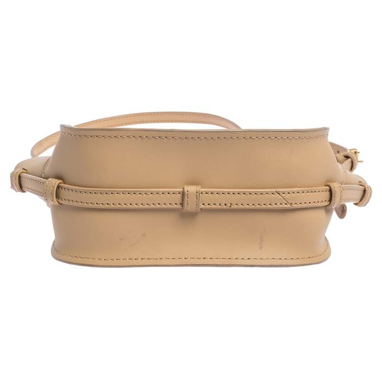 مملوكة مسبقًا Zac Posen Beige Leather Eartha Saddle Shoulder Bag