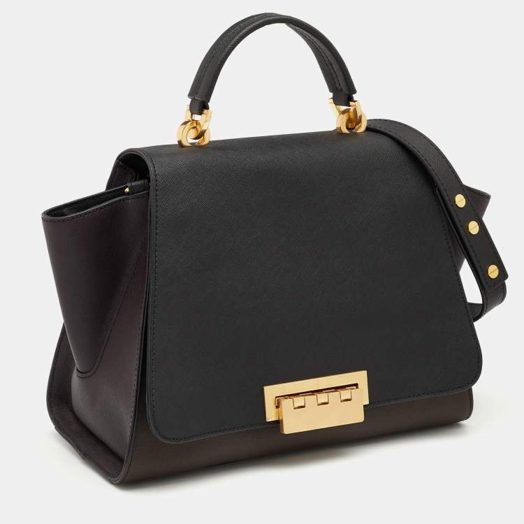 Pre Owned Zac Posen Multicolor Leather Eartha Top Handle Bag