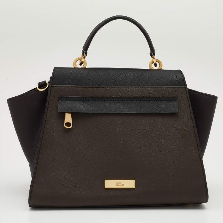 Pre Owned Zac Posen Multicolor Leather Eartha Top Handle Bag