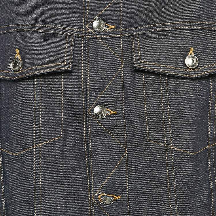 Pre Owned Zadig & Voltaire Blue Denim Button Front Jacket XL