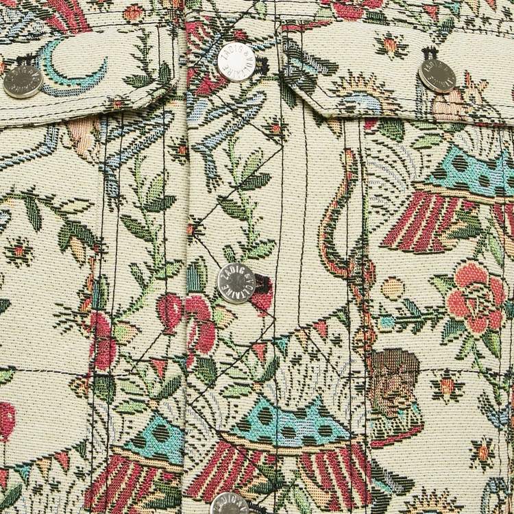 Pre Owned Zadig & Voltaire Multicolor Tapestry Kio Deluxe Vest L